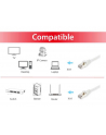 Equip Patch Cat6 60x/Box S/FTP 2xRJ45 0.50m biały LSZH (635517) - nr 2