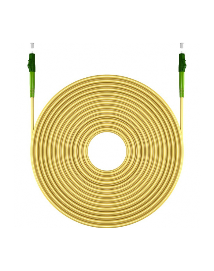 Kabel światłowodowy (FTTH), Singlemode (OS2) Yellow, Żółty (Simplex), 3 m - Długość kabla 3 m główny