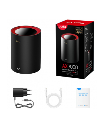 Mesh CUDY M3000(1-PACK)  | WiFi 6, 2,4GHz/5GHz, Multi-Gigabit nr 1