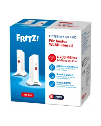 AVM FRITZ! Mesh zestaw 4200 2er Pack Wi-Fi Repeater