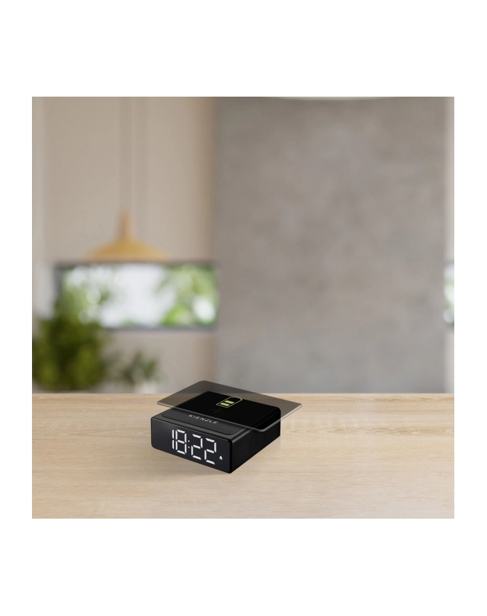 KIENZLE Digital Alarm Clock with wireless charging station główny