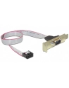 gembird Gniazdo DB9 (COM9) na śledziu + low profile - nr 1