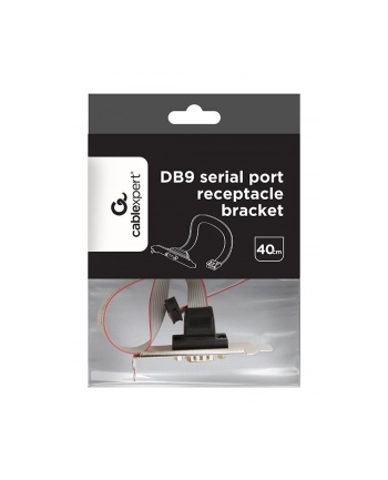 gembird Gniazdo DB9 (COM9) na śledziu + low profile