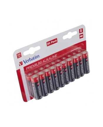 verbatim Baterie AA / LR06 1,5 V 20-pack 49877