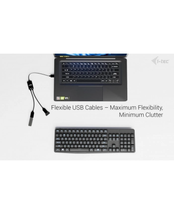 i-tec HUB USB-A Cable 2 port (2x USB-A)