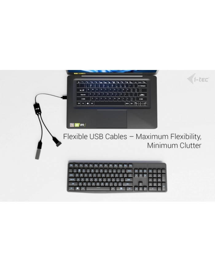 i-tec HUB USB-A Cable 2 port (2x USB-A) główny