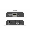 digitus Przedłużacz (extender) po skrętce kat.6 HDMI 4K/60Hz przez IP 1G lub do 120m/200m, max. 253 odbiorniki, sterowanie IR - zestaw (odbiornik/nadajnik) - nr 4