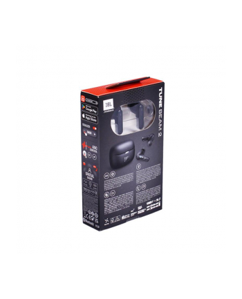 JBL Headphones In-Ear InEar Tune Beam 2 black Schwarz (JBLWBEAM2BLK)