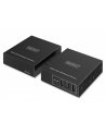 digitus Przedłużacz (extender) po skrętce kat.6A  USB 3.1 Gen1 do 100m, 3x USB-A, 1x USB-C do 5 Gbps, 1x RJ45 (Gigabit Ethernet) - zestaw (odbiornik/nadajnik) - nr 1