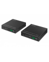 digitus Przedłużacz (extender) światłowodowy HDMI 4K/60Hz z KVM USB 1.1 przez IP 1G lub do 40km/300m, max. 253 odbiorniki, HDMI Loop-Out, Audio - zestaw - nr 1