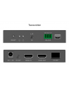 digitus Przedłużacz (extender) światłowodowy HDMI 4K/60Hz przez IP 1G lub do 40km/300m, HDMI Loop-Out, sterowanie IR - zestaw (odbiornik/nadajnik) - nr 12