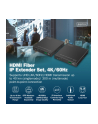 digitus Przedłużacz (extender) światłowodowy HDMI 4K/60Hz przez IP 1G lub do 40km/300m, HDMI Loop-Out, sterowanie IR - zestaw (odbiornik/nadajnik) - nr 5
