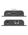 digitus Przedłużacz (extender) po skrętce kat.6 HDMI 4K/60Hz przez IP 1G lub do 120m/200m, max. 253 odbiorniki, sterowanie IR - zestaw (odbiornik/nadajnik) - nr 15