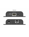digitus Przedłużacz (extender) po skrętce kat.6 HDMI 4K/60Hz przez IP 1G lub do 120m/200m, max. 253 odbiorniki, sterowanie IR - zestaw (odbiornik/nadajnik) - nr 4