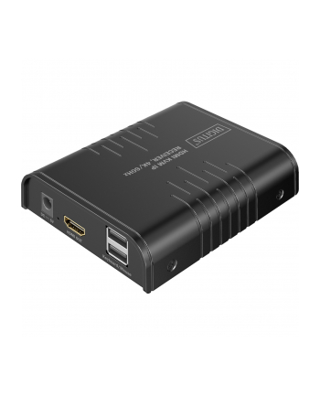 digitus Przedłużacz (extender) po skrętce kat.6 HDMI 4K/60Hz z KVM USB 2.0 przez IP 1G lub do 120m/200m - dodatkowy odbiornik do DS-55355 nr 1