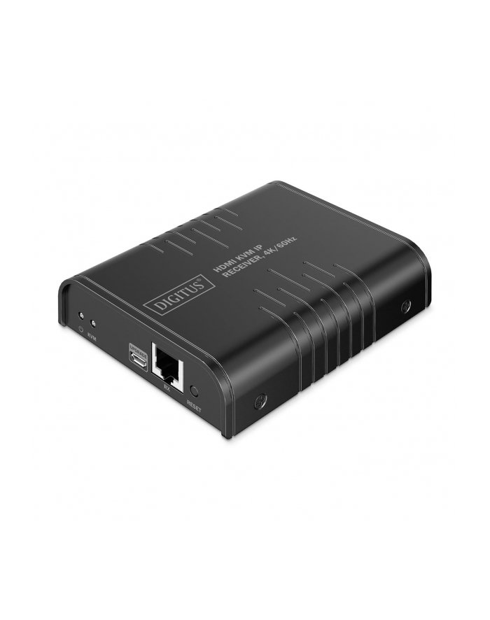 digitus Przedłużacz (extender) po skrętce kat.6 HDMI 4K/60Hz z KVM USB 2.0 przez IP 1G lub do 120m/200m - dodatkowy odbiornik do DS-55355 główny