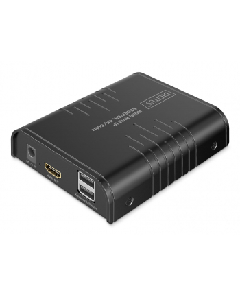 digitus Przedłużacz (extender) po skrętce kat.6 HDMI 4K/60Hz z KVM USB 2.0 przez IP 1G lub do 120m/200m - dodatkowy odbiornik do DS-55355 nr 2