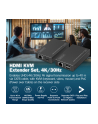 digitus Przedłużacz (extender) po skrętce kat.6 HDMI 4K/30Hz z KVM USB 1.1 do 40m/70m, max. 253 odbiorniki, sterowanie IR - zestaw (odbiornik/nadajnik) - nr 14