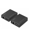 digitus Przedłużacz (extender) po skrętce kat.6 HDMI 4K/30Hz z KVM USB 1.1 do 40m/70m, max. 253 odbiorniki, sterowanie IR - zestaw (odbiornik/nadajnik) - nr 17