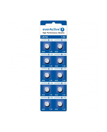 everactive Baterie alkaliczne mini AG5/G5/LR754/LR48 blister 10 szt.