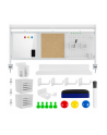 ergo office Przegroda biurkowa, ER-300W - nr 8