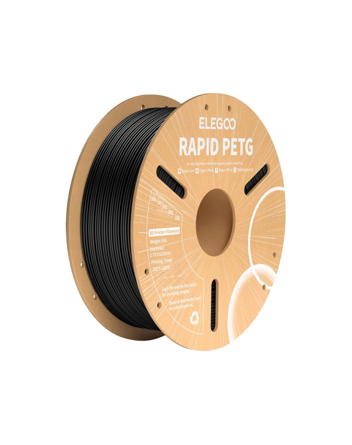 Filament Rapid PETG ELEGOO (Czarny) główny