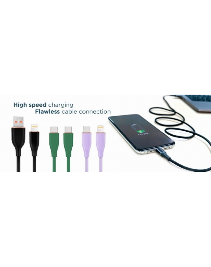 gembird Kabel USB-A do 8pin ładowanie i tranfer danych, biały główny