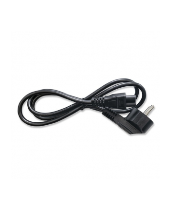 qoltec Kabel zasilający kątowy SCHUKO | IEC C5 | koniczynka | 3x1.0mm2 |1.5m