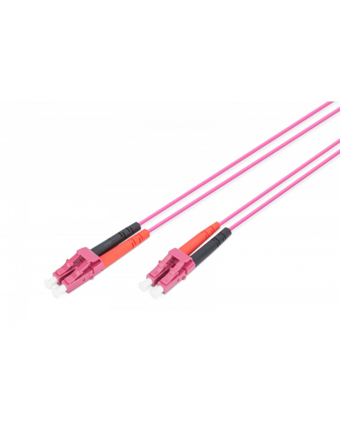 digitus Patch cord światłowodowy FO LC-LC MM 50/125 OM4 duplex LSOH 1m główny