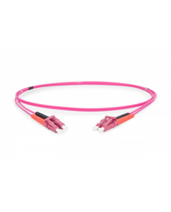 digitus Patch cord światłowodowy FO LC-LC MM 50/125 OM4 duplex LSOH 1m