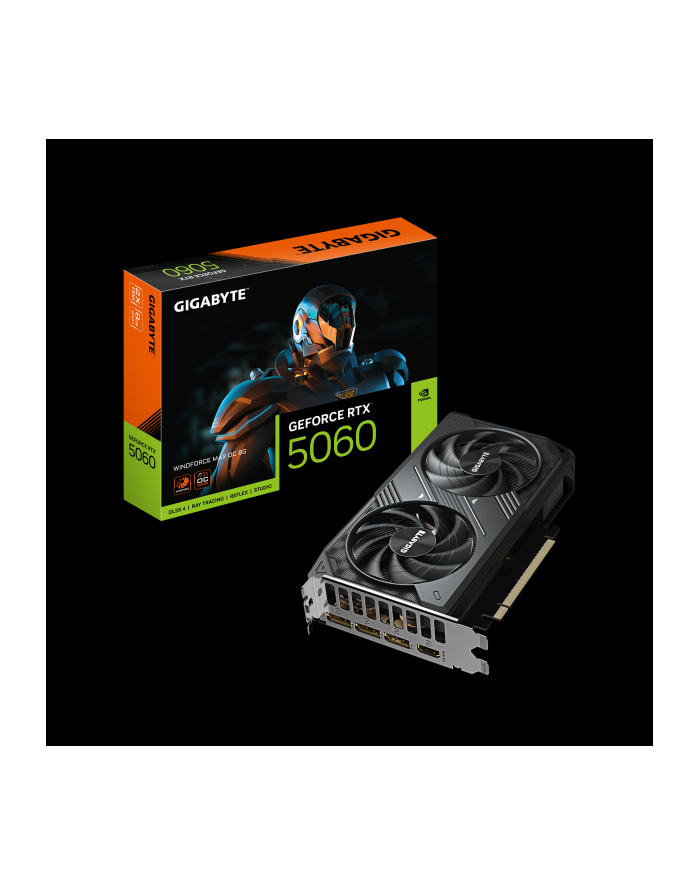 gigabyte Karta graficzna GeForce RTX 5060 WINDFORCE MAX OC 8G GDDR7 3DP/HDMI główny
