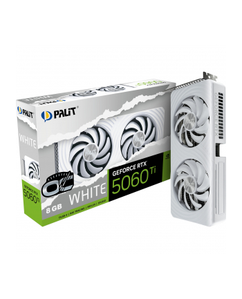 palit Karta graficzna GeForce RTX 5060 TI WHITE OC 8GB GDDR7 128bit 3DP/HDMI
