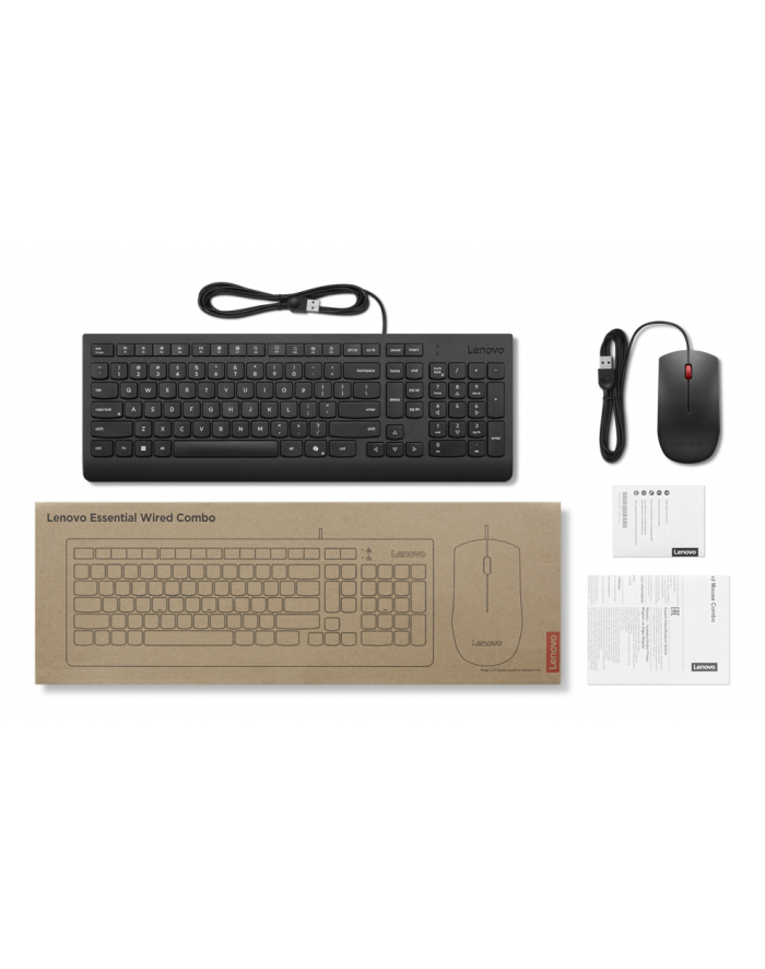 lenovo Klawiatura i mysz przewodowa 4X31R64439 główny