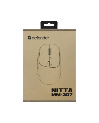 defender Mysz bezprzewodowa NITTA MM-307 RF+BT 1600DPI 6P biała