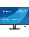 iiyama Monitor 32 cale XUB3297QSNP-B1 IPS,QHD,USB-C DOCK (95W), USB HUB 4x, KVM,  RJ45, GW 5 LAT - nr 38