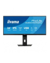 iiyama Monitor ProLite 34 cale XUB3493WQSU-B6 IPS,UWQHD,DP,2xHDMI,HAS,21:9,400cd,   120Hz,1000:1,1ms, USB HUBx4, 2x5W, - nr 59