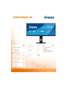 iiyama Monitor ProLite 34 cale XUB3493WQSU-B6 IPS,UWQHD,DP,2xHDMI,HAS,21:9,400cd,   120Hz,1000:1,1ms, USB HUBx4, 2x5W, - nr 6