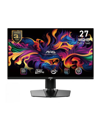 msi Monitor 26.5 cala MAG 271QPX QD-OLED E2 LED/WQHD/FLAT/240Hz/czarny nr 1