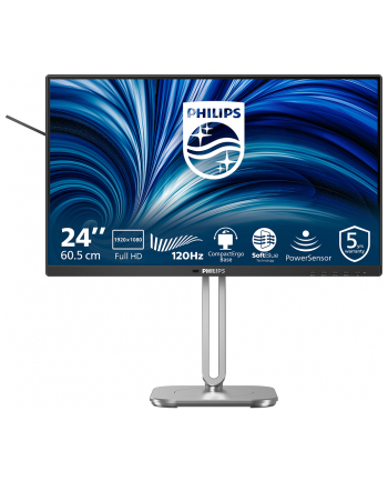 philips Monitor 24B2N4200 23.8 cala IPS 120Hz HDMI DP VGA Pivot Głośniki