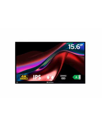 verbatim Przenośny Monitor dotykowy ULTRA HD PMT-15-4K