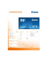 iiyama Monitor wielkoformatowy 55 '' LH5560UHS-B1AG matowy 24h/7 500(cd/m2) VA 3840 x 2160 UHD(4K) System Android.11 Wifi CMS(iiSignage2), Uchwyt ścienny - nr 13