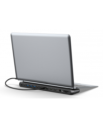 digitus Stacja dokująca USB-C 12 portowa, max. 8K/30Hz z HDR, HDMI, DP, max. 3 monitory (MST), USB-C 3.2 Gen2, Gigabit Ethernet, SD/Micro SD, PD 100W nr 2