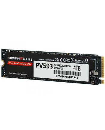 patriot Dysk SSD 4TB VIPER PV593 M.2 2280 PCIe Gen5 x4 14000/13000MB/s