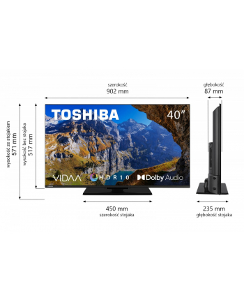 toshiba Telewizor LED 40 '' 40LV3563DG nr 2