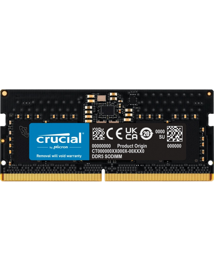 crucial Pamięć do notebooka DDR5 SODIMM 32GB/5600 CL46 (16Gbit) Tray główny