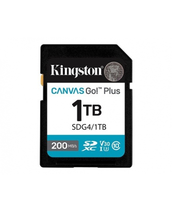 kingston Karta SD 1TB Canvas Go Plus 200/MB/s C10 U3 V30