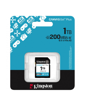 kingston Karta SD 1TB Canvas Go Plus 200/MB/s C10 U3 V30