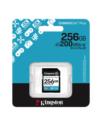 kingston Karta pamięci SD 256GB Canvas Go Plus 200/160 MB/s C10 U3 V30 nr 2