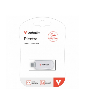 verbatim Pendrive Plectra 64GB USB-C 100 MB/s 30228 WH