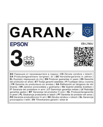 epson Projektor EB-L790U  LSR/WUXGA/7300L/5m:1/(W)LAN